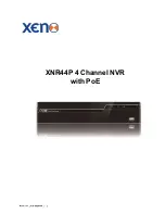 Preview for 1 page of XENO XNR44P User Manual