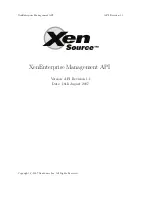 Предварительный просмотр 1 страницы XenSource DL385 - ProLiant - G5 Manual