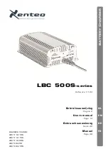 Preview for 1 page of Xenteq LBC 500S Series User Manual