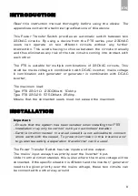 Preview for 8 page of Xenteq PTS 230-10 Instruction Manual