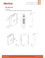 Предварительный просмотр 4 страницы Xentino SI306 Quick Installation Manual