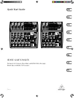 Xenyx 1002FX Quick Start Manual preview