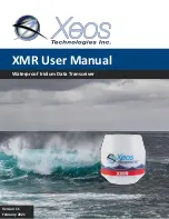 Preview for 1 page of Xeos XMR Series User Manual