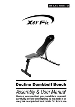 Xer Fit Decline Dumbbell Bench Assembly & User Manual preview