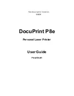 Preview for 1 page of Xerox 100S10480 - DocuPrint P8E - Printer User Manual