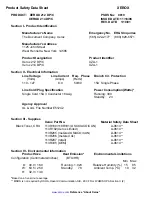 Preview for 1 page of Xerox 212 DP/C Product Safety Data Sheet