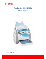 Xerox 2121L - FaxCentre B/W Laser User Manual предпросмотр