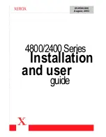 Xerox 2400 Series Installation And User Manual preview