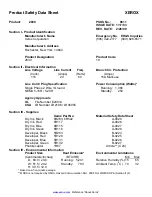 Xerox 2830 Product Safety Data Sheet предпросмотр