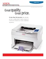 Preview for 1 page of Xerox 3124 - Phaser B/W Laser Printer Specifications