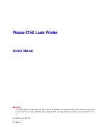 Preview for 3 page of Xerox 3150 - Phaser B/W Laser Printer Service Manual