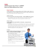 Предварительный просмотр 3 страницы Xerox 3200MFPB - Phaser B/W Laser Evaluator Manual