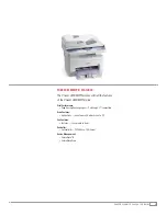 Предварительный просмотр 5 страницы Xerox 3200MFPB - Phaser B/W Laser Evaluator Manual