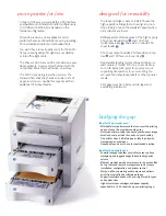 Предварительный просмотр 3 страницы Xerox 3400B - Phaser B/W Laser Printer Brochure