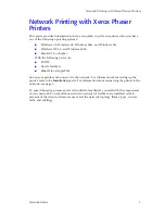 Preview for 5 page of Xerox 3400N - Phaser B/W Laser Printer Network Manual