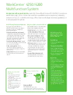 Preview for 2 page of Xerox 4250 - WorkCentre - Copier Specifications