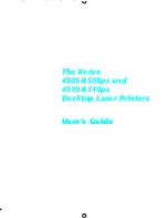 Preview for 1 page of Xerox 4505/4505ps User Manual