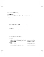 Preview for 3 page of Xerox 460 Installation And Troubleshooting Manual