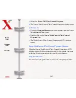 Preview for 160 page of Xerox 470CX WorkCentre Inkjet Online User'S Manual