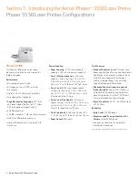 Предварительный просмотр 4 страницы Xerox 5550N - Phaser B/W Laser Printer Evaluator Manual