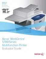 Preview for 1 page of Xerox 5700 Series Evaluator Manual