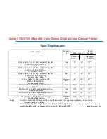 Preview for 6 page of Xerox 5760 Specifications