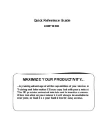 Xerox 604P18228 Quick Reference Manual предпросмотр