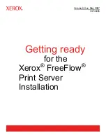 Xerox 6100BD - Phaser Color Laser Printer Installation Manual preview