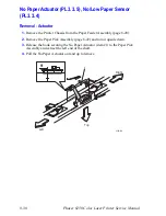 Предварительный просмотр 249 страницы Xerox 6250N - Phaser Color Laser Printer Service Manual