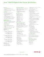 Preview for 12 page of Xerox 700i Specifications