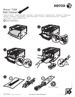 Preview for 1 page of Xerox 7500/DT - Phaser Color LED Printer Supplementary Manual