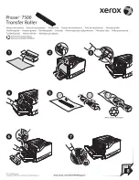 Предварительный просмотр 3 страницы Xerox 7500/DT - Phaser Color LED Printer Supplementary Manual