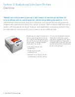 Предварительный просмотр 6 страницы Xerox 7760GX - Phaser Color Laser Printer Evaluator Manual