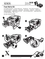 Preview for 3 page of Xerox 8400N - Phaser Color Solid Ink Printer Accessories Manual