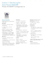 Предварительный просмотр 4 страницы Xerox 8560DX - Phaser Color Solid Ink Printer Evaluator Manual