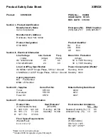 Xerox 8700 MICR Product Safety Data Sheet preview