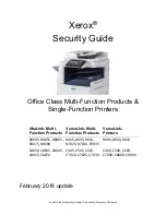 Предварительный просмотр 1 страницы Xerox AltaLink B8045 Security Manual