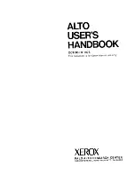 Preview for 2 page of Xerox Alto User Handbook Manual