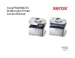 Xerox B205 Service Manual preview