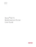 Preview for 1 page of Xerox B215 User Manual