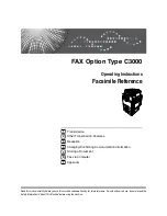 Xerox C3000 Facsimile Reference Manual preview