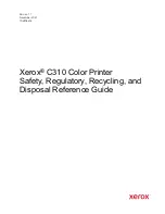 Preview for 1 page of Xerox C310 Reference Manual