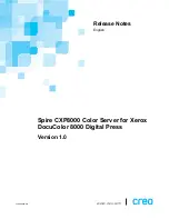 Xerox C8 - DocuPrint Color Inkjet Printer Release Note preview