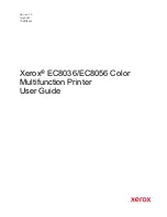 Preview for 1 page of Xerox C8056 User Manual