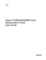 Предварительный просмотр 1 страницы Xerox C8056 User Manual