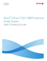 Preview for 1 page of Xerox CiPress 325 Web Threading Manual