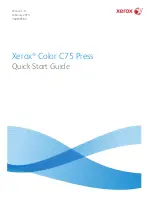 Preview for 1 page of Xerox Color C75 Press Quick Start Manual