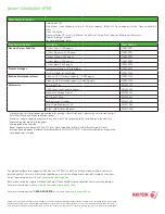 Preview for 11 page of Xerox ColorQube 8700S Specifications