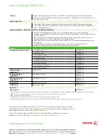 Предварительный просмотр 11 страницы Xerox ColorQube 9300 series Specifications