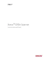 Xerox D70n User Manual preview